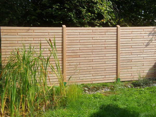 Lariks schutting met rhombusprofiel Sectio, Europees lariks