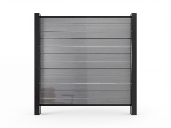 Tuinafscheiding PVC Plug-in Systeem Wit