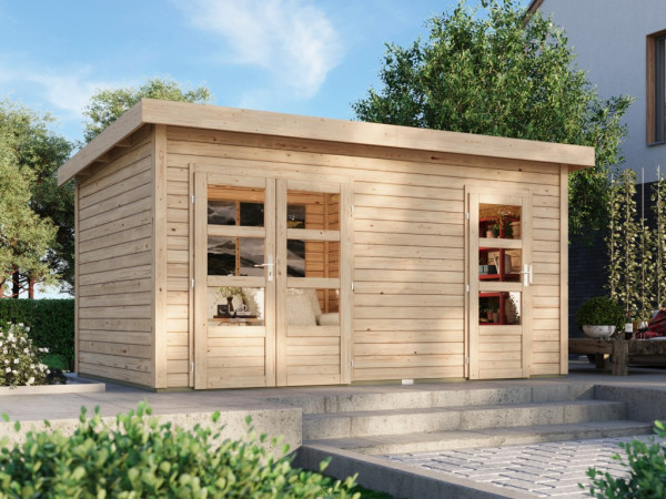 Tuinhuis Mattrup 28 mm natuurlijke afwerking