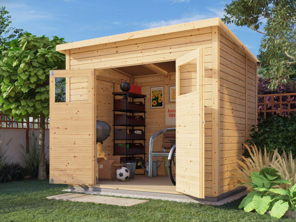 Tuinhuis Marksburg 3 14 mm naturel