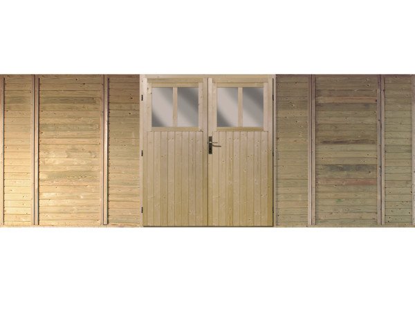 Frontelement voor dubbele carport kdi