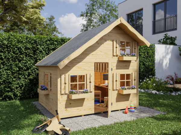 Speelhuis Tom 15 mm naturel