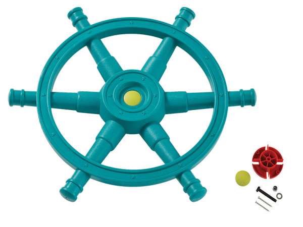"Piratenstuur "Star" turkoois/limoengroen Ø 54 cm"