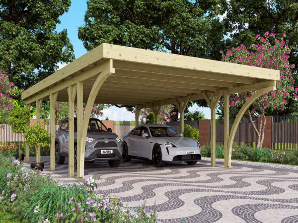Carport Double 3 CLASSIC incl. 2 toegangsbogen