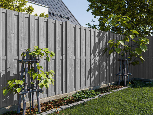 Schutting Pinus recht DIY Eenvoudig voorgeglazuurd steengrijs
