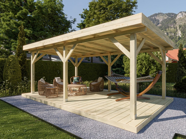 Houten paviljoen / prieel Modern Excellent grenen onder druk geïmpregneerd