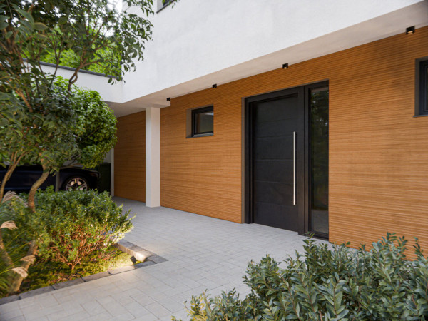 Bamboe gevelbekleding voor buiten - natuurlijk bruin, 290 x 13,5 x 1,5 cm