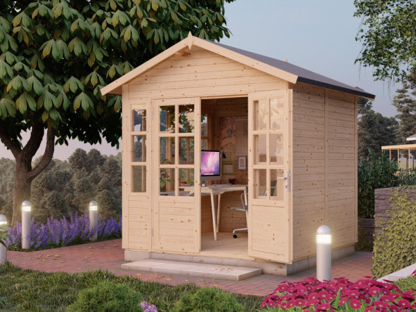 Tuinhuis "Teahouse Scarlett" 19 mm naturel