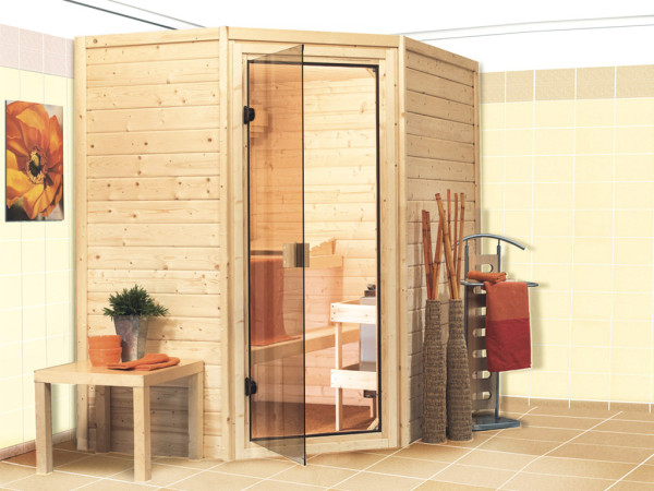 Massief houten sauna 38 mm Katie