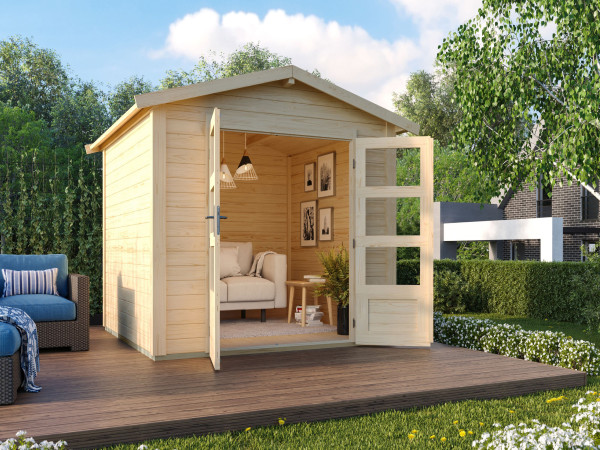 Tuinhuis Talkau 4 28 mm natuurlijke afwerking