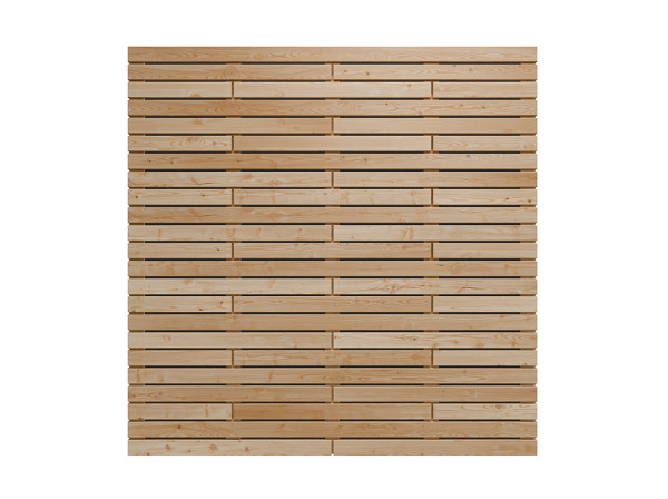 Lariks schutting met rhombusprofiel Sectio, Europees lariks