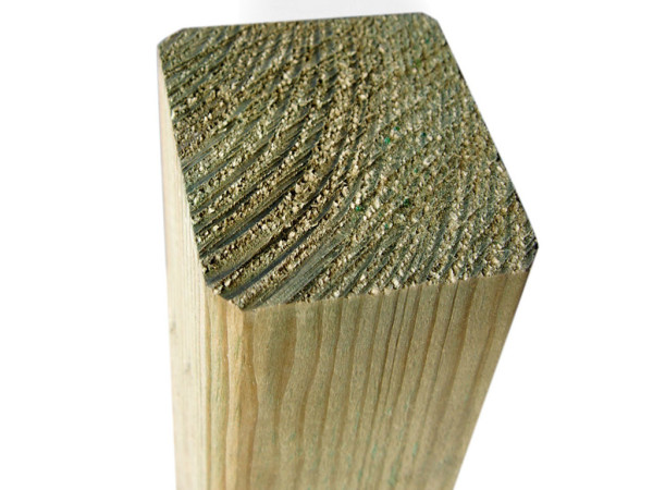 Paal grenen KDI geschaafd