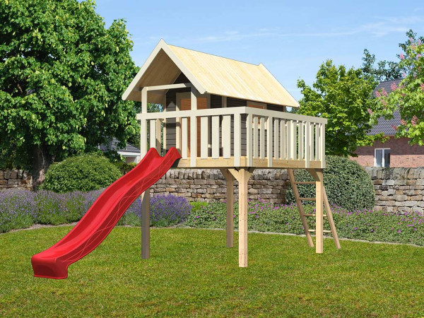 Steltenhuis SET Fidel terra grijs incl. schuif rood