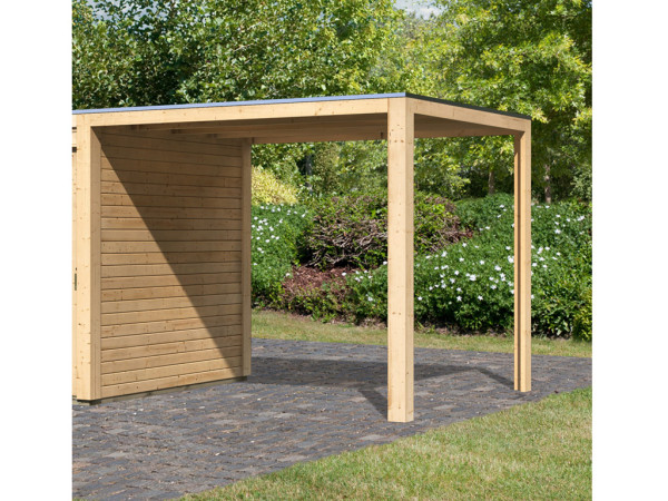 Aanbouwdak voor tuinhuis Cubino