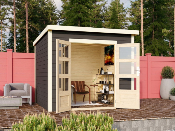 Tuinhuis Wacken 6 28 mm terragrijs