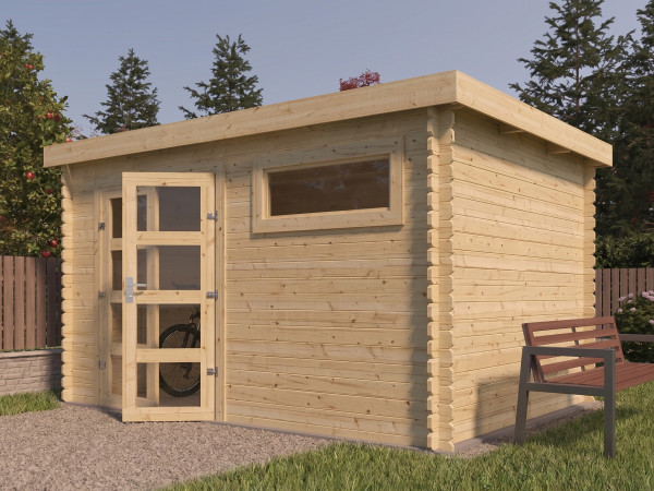 Tuinhuis blokhut Todd 28 mm naturel
