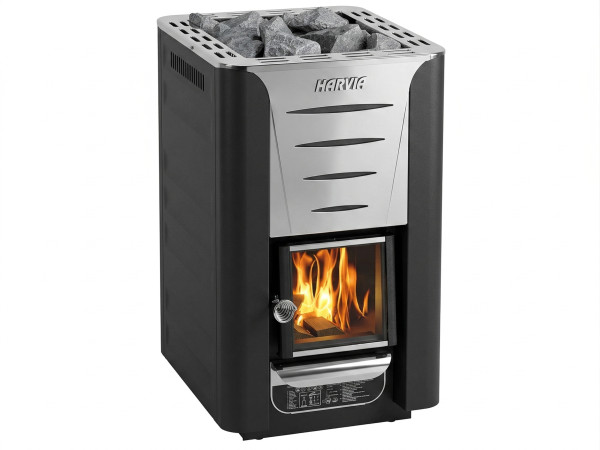 Harvia 20 Pro 24,1 kW houtgestookte saunakachel, incl. schoorsteenset incl. schoorsteenset