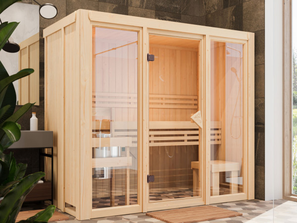 Karibu element sauna 68mm Paradiso 2