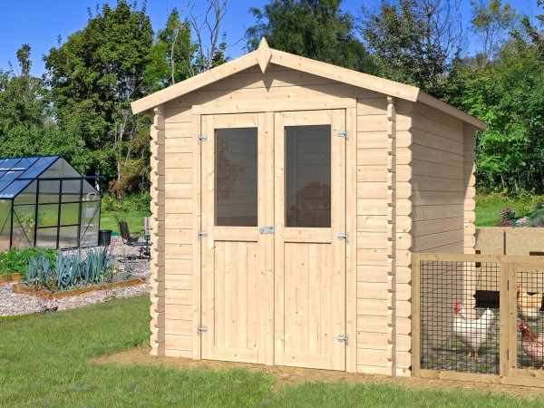 Tuinhuis "Mini 2 D" BBH 28 mm Zadeldak