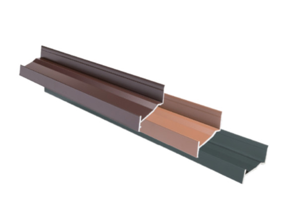 Startprofiel zwart, aluminium, poedergecoat