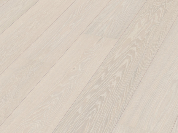 Lindura echt houten vloer Easy Step eiken naturel poolwit 8920 brede plank geborsteld B-kwaliteit