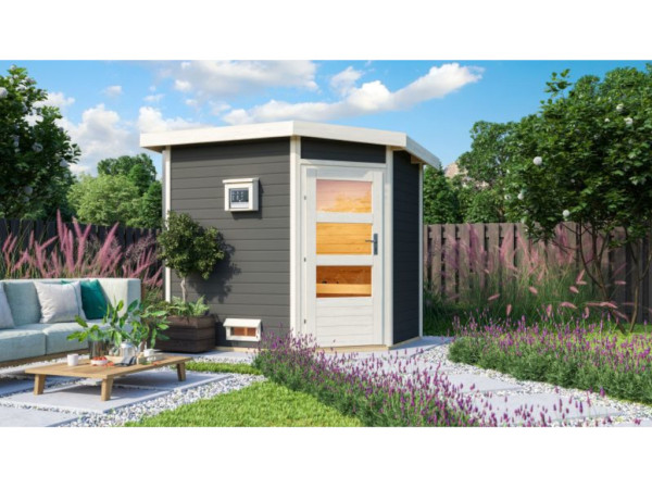 Saunahuis Mikka 38 mm terragrijs