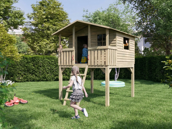 Huis op palen SMART Leon keteldruk-geïmpregneerd