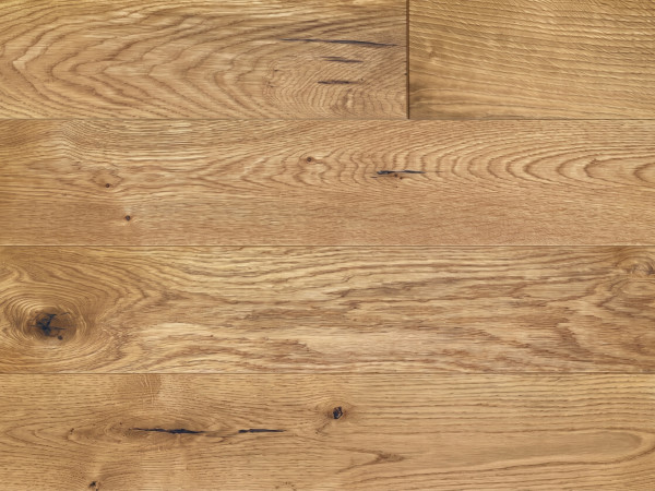 Massieve houten vloerdelen eiken rustiek R, geschuurd, natuurlijk geolied