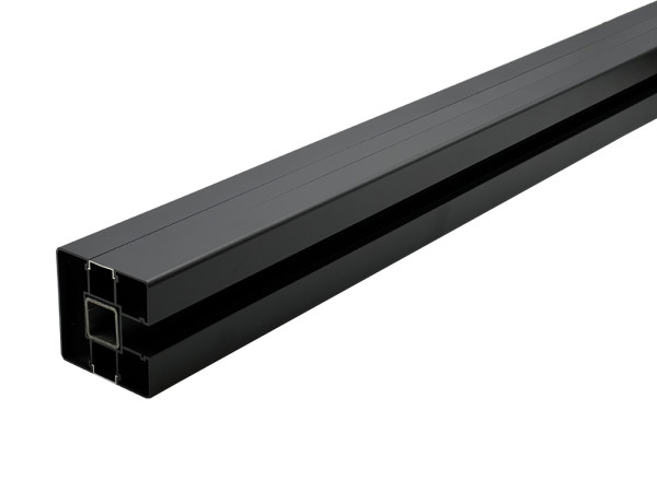 Aluminium steekschuttingpaal antraciet om op te schroeven