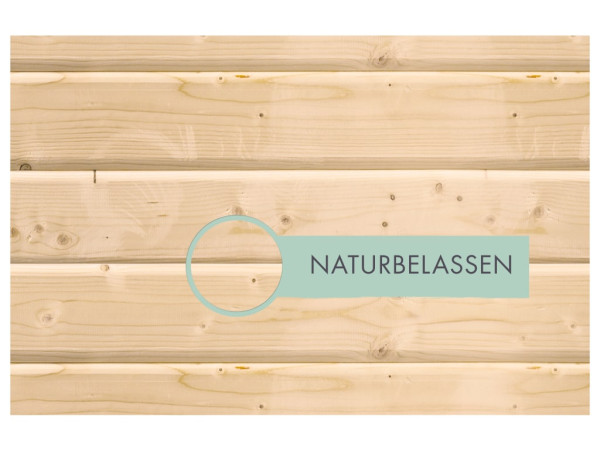 Vloer voor metalen tuinhuisje “Østen 3,5” naturel