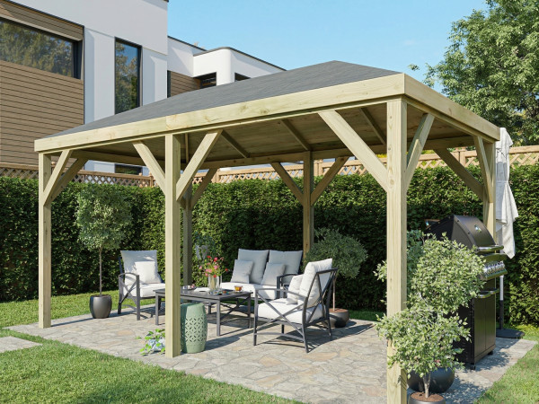 Gazebo Superieur Grenen geïmpregneerd