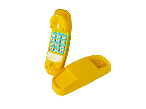 Telefoon plastic geel