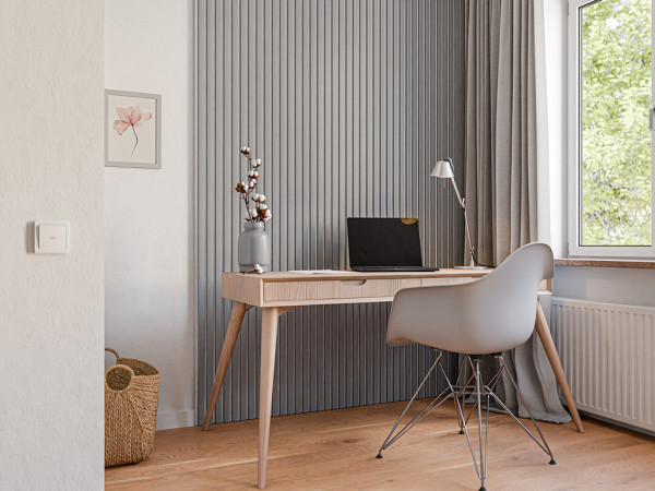 Akoestisch paneel wandbekleding Trend beige grijs