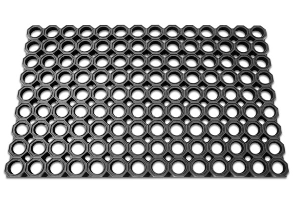 Ringrubbermat – zwaar belastbaar, op maat gesneden