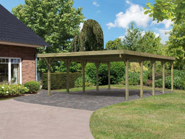 Carport Double 3 CLASSIC incl. 0,5 mm stalen dakplaat