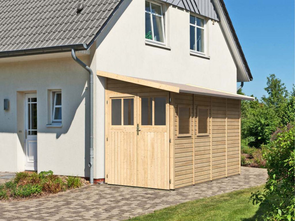 Aanbouw schuur Wandlitz 4 19 mm natuurlijke afwerking