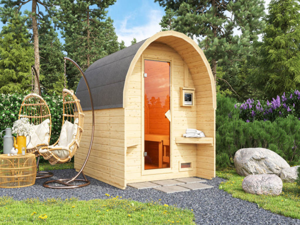 Barrel sauna 2 38 mm blank hout