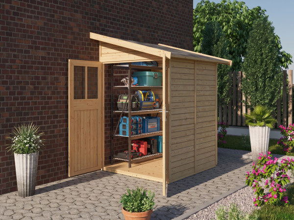 Aanbouw schuur Wandlitz 2 19 mm natuurlijke afwerking