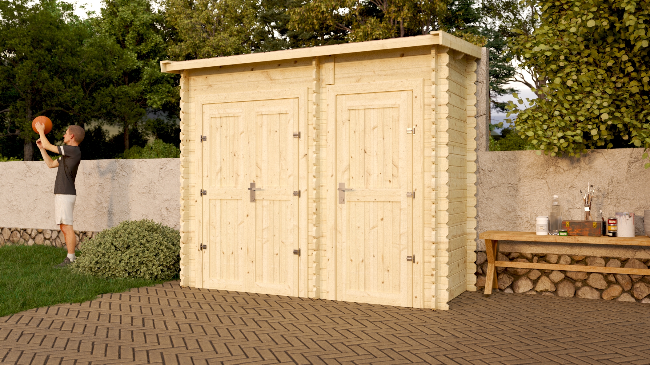 Enkele deur + dubbele deur