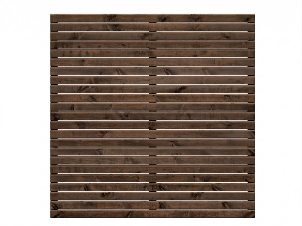 Schutting Rhombus grenen KDI bruin