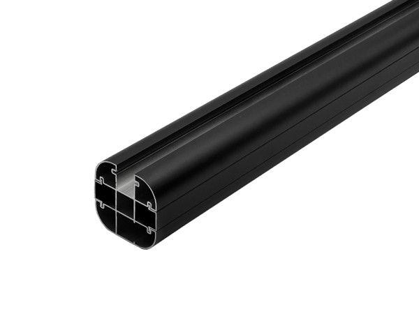 Aluminium paal grijs