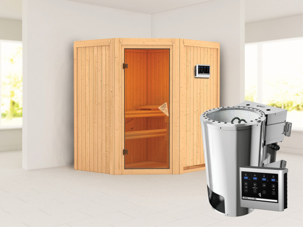 Systeemsauna Tonja incl. Plug & Play Bio-kachel externe besturing