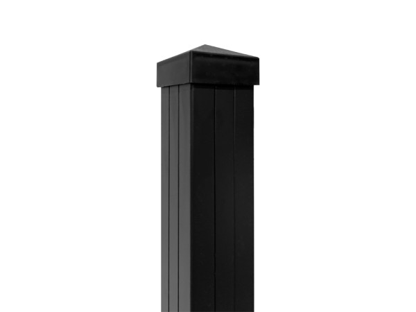 Aluminium paal Antraciet