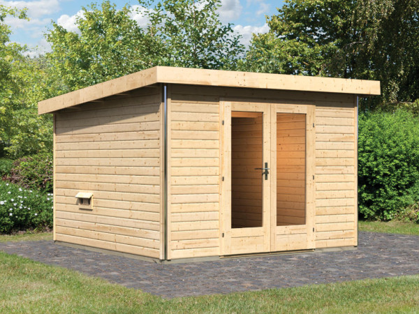 Saunahuis Mainburg 1 blank hout 38 mm