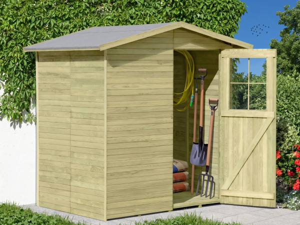 Gereedschapshuisje Frankfurt maat 1 14 mm, druk geïmpregneerd