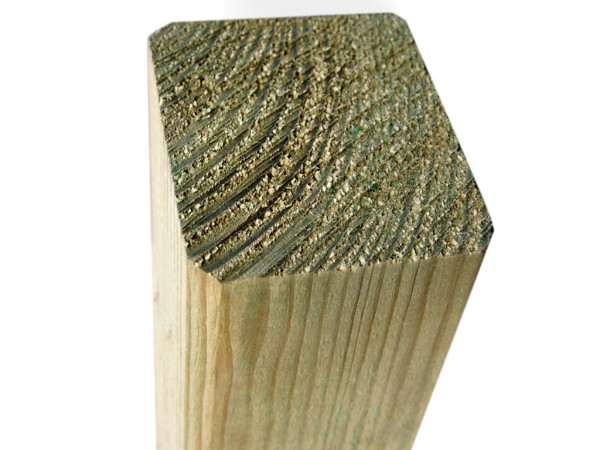 Paal grenen KDI geschaafd