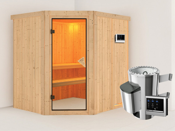 Systeemsauna Lilja incl. Plug & Play saunakachel externe besturing