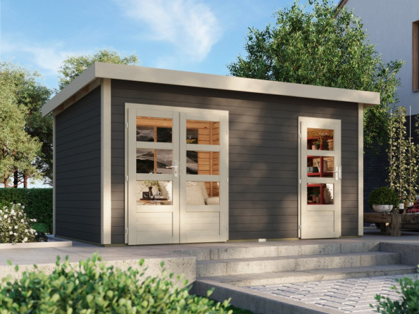 Tuinhuisje Mattrup 28 mm terra grijs