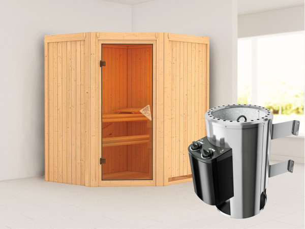 Systeemsauna Tonja incl. Plug & Play saunakachel besturing