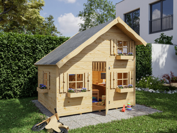 Speelhuis Tom 15 mm naturel